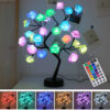 24LED White Rose Tree Table Lamp